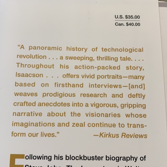 👍2/$26👍 Biography. The innovators. Walter Isaacson - Picture 6 of 7